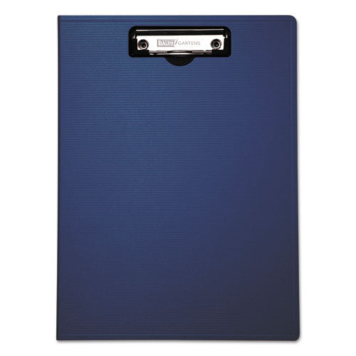 Portfolio Clipboard With Low-profile Clip, Portrait Orientation, 0.5" Clip Capacity, Holds 8.5 X 11 Sheets, Blue