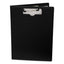 Portfolio Clipboard With Low-profile Clip, Portrait Orientation, 0.5" Clip Capacity, Holds 8.5 X 11 Sheets, Black