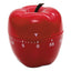 Shaped Timer, 4" Diameter X 4"h, Red Apple