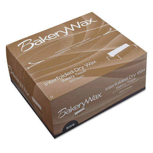Ecocraft Interfolded Dry Wax Bakery Tissue, 6 X 10.75, White, 1,000/box, 10 Boxes/carton