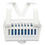 Non-para Toilet Bowl Block, Lasts 30 Days, Evergreen Scent, White, 12/box