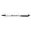 Clic Stic Ballpoint Pen, Retractable, Medium 1 Mm, Black Ink, White Barrel, Dozen