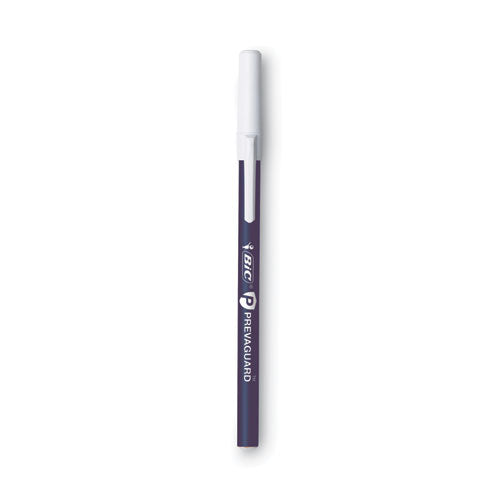 Prevaguard Ballpoint Pen, Stick, Medium 1 Mm, Blue Ink/blue Barrel, Dozen