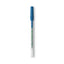 Ecolutions Round Stic Ballpoint Pen Value Pack, Stick, Medium 1 Mm, Blue Ink, Clear Barrel, 50/pack