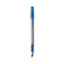 Round Stic Grip Xtra Comfort Ballpoint Pen, Easy-glide, Stick, Medium 1.2 Mm, Blue Ink, Gray/blue Barrel, Dozen