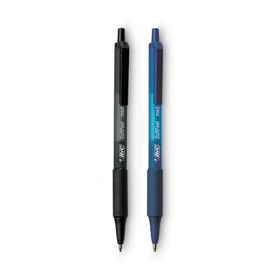 Soft Feel Ballpoint Pen Value Pack, Retractable, Medium 1 Mm, Assorted Ink And Barrel Colors, 36/pack