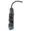 Pivot Plug Surge Protector, 12 Ac Outlets, 8 Ft Cord, 4,320 J, Gray