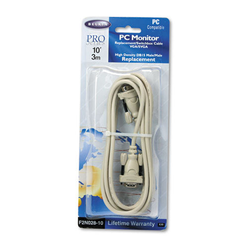 Pro Series High Integrity Vga Monitor Cable, 10 Ft, Black