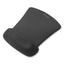 Waverest Gel Mouse Pad With Wrist Rest, 9.3 X 11.9, Black