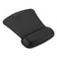 Waverest Gel Mouse Pad With Wrist Rest, 9.3 X 11.9, Black