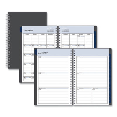 Passages Weekly/monthly Planner, 8 X 5, Charcoal Cover, 12-month (jan To Dec): 2023