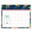 Day Designer Peyton Academic Wall Calendar, Floral Artwork, 15 X 12, White/navy Sheets, 12-month (july-june): 2022-2023