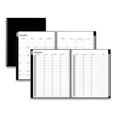 Enterprise Weekly Appointment Planner, Enterprise Formatting, 11 X 8.5, Black Cover, 12-month (jan To Dec): 2023