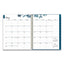 Bakah Blue Weekly/monthly Planner, Bakah Blue Floral Artwork, 11 X 8.5, Blue/white Cover, 12-month (jan To Dec): 2023