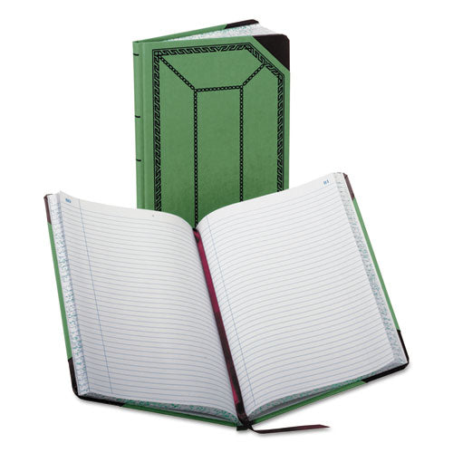 Account Record Book, Record-style Rule, Green/black/red Cover, 12.13 X 7.44 Sheets, 500 Sheets/book