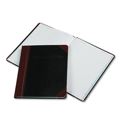 Laboratory Notebook, Data/lab-record Format, Black/red Cover, 10.38 X 8.13, 150 Sheets