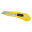 Standard Snap-off Knife, 18 Mm Blade, 6.75" Plastic Handle, Yellow