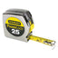 Powerlock Ii Power Return Rule, 1" X 25 Ft, Chrome/yellow