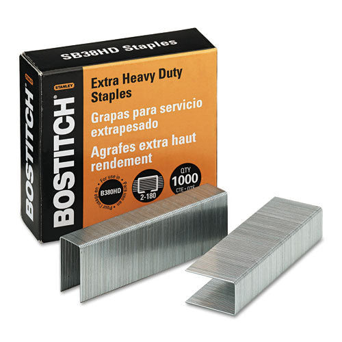 Heavy-duty Premium Staples, 0.5" Leg, 0.5" Crown, Steel, 1,000/box