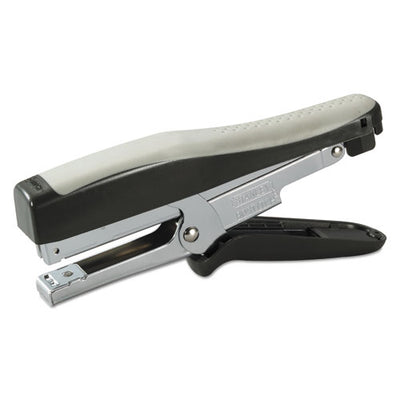 Standard Plier Stapler, 20-sheet Capacity, 0.25" Staples, 2.5" Throat, Black/gray