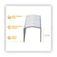 B8 Powercrown Premium Staples, 0.38" Leg, 0.5" Crown, Steel, 5,000/box