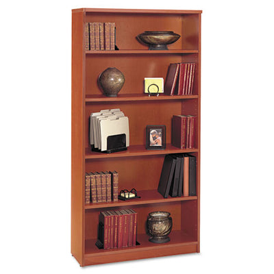 Series C Collection Bookcase, Five-shelf, 35.63w X 15.38d X 72.78h, Hansen Cherry