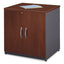 Series C Collection 30w Storage Cabinet, Graphite Gray/hansen Cherry