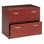Series C Lateral File, 2 Legal/letter/a4/a5-size File Drawers, Natural Cherry/graphite Gray, 35.75" X 23.38" X 29.88"