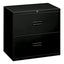 400 Series Lateral File, 2 Legal/letter-size File Drawers, Black, 30" X 18" X 28"