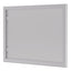 Bl Series Hutch Doors, Glass, 13.25w X 17.38h, Silver/frosted