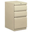 Mobile Pedestals, Left Or Right, 3-drawers: Box/box/file, Legal/letter, Putty, 15" X 20" X 28"