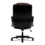 Hvl402 Series Executive High-back Chair, Supports Up To 250 Lb, 17" To 21" Seat Height, Brown Seat/back, Black Base