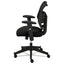 Vl531 Mesh High-back Task Chair With Adjustable Arms, Supports Up To 250 Lb, 18" To 22" Seat Height, Black