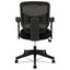 Vl531 Mesh High-back Task Chair With Adjustable Arms, Supports Up To 250 Lb, 18" To 22" Seat Height, Black