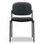 Vl606 Stacking Guest Chair Without Arms, Fabric Upholstery, 21.25" X 21" X 32.75", Charcoal Seat, Charcoal Back, Black Base