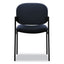 Vl606 Stacking Guest Chair Without Arms, Fabric Upholstery, 21.25" X 21" X 32.75", Navy Seat, Navy Back, Black Base