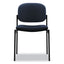 Vl606 Stacking Guest Chair Without Arms, Fabric Upholstery, 21.25" X 21" X 32.75", Navy Seat, Navy Back, Black Base