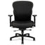 Wave Mesh Big And Tall Chair, Supports Up To 450 Lb, 19.25" To 22.25" Seat Height, Black