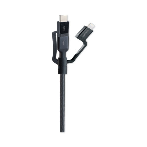 Universal Usb Cable, 3.5 Ft, Black