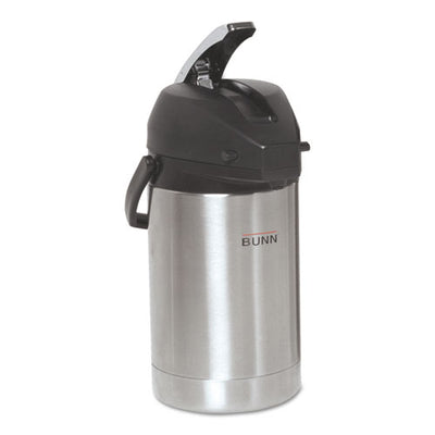 2.5 Liter Lever Action Airpot, Stainless Steel/black