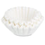 Coffee Filters, 8 To 12 Cup Size, Flat Bottom, 100/pack, 12 Packs/carton