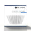 Coffee Filters, 8 To 12 Cup Size, Flat Bottom, 100/pack