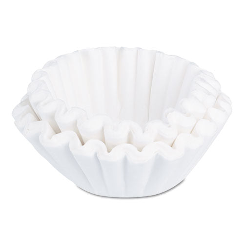Commercial Coffee Filters, 32 Cup Size, Flat Bottom, 50/cluster, 10 Clusters/pack