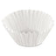 Coffee/tea Brewer Dual Purpose Filters, 1.5 Gal Urn Style, Flat Bottom, 50/cluster, 10 Clusters/carton