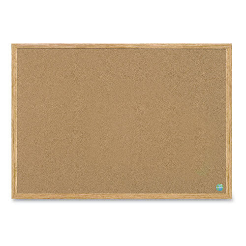 Earth Cork Board, 24 X 18, Natural Surface, Silver Aluminum Frame