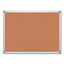 Earth Cork Board, 72 X 48, Natural Surface, Silver Aluminum Frame