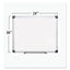 Porcelain Value Dry Erase Board, 24 X 36, White Surface, Silver Aluminum Frame