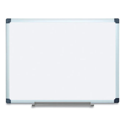 Porcelain Value Dry Erase Board, 36 X 48, White Surface, Silver Aluminum Frame