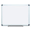 Porcelain Value Dry Erase Board, 36 X 48, White Surface, Silver Aluminum Frame