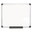 Porcelain Value Dry Erase Board, 48 X 72, White Surface, Silver Aluminum Frame